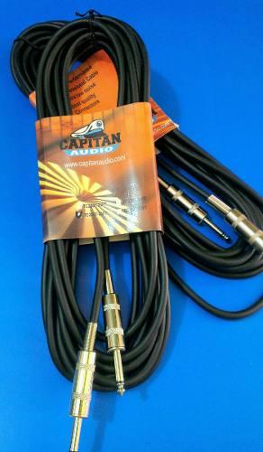 Cables Capitan Audio Plug-plug 1/4 Para Cornetas 7,5 Metros