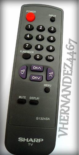 Control Remoto Televisor Sharp G1324sa Lcd Y Convencional.