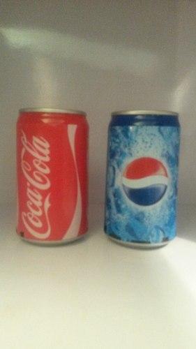 Latas Musicales Coca-cola Y Pepsi. Puerto Mini Usb