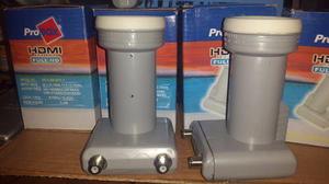 Lnb Full Hd Universal Twin Doble Salida, Banda Ku, 0,3db !!