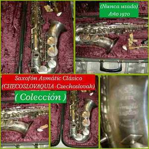 Saxofón Asmático Clásico De Colección (checoslovaco)