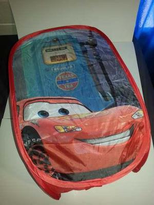 Cesta De Ropa Sucia O Multiuso Infantil Motivo Cars Y Minnie