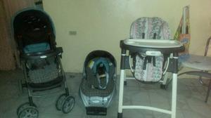 Coche Porta Bebe Y Silla De Bebé Graco