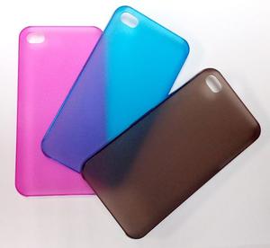 Forro Case Iphone 4 4s Slim Flexible Translucidos Colores