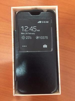 Forro Estuche Cargador Galaxy S5 Samsung Blanco Y Negro