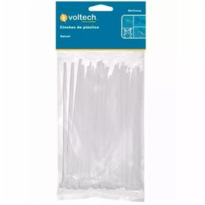 Amarracable Plastico 20cmx4.5mm Voltech Cod: 44306