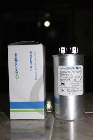 Capacitor 50mfd 370-450v Marcha Compresor 24-36kbtu Al Detal