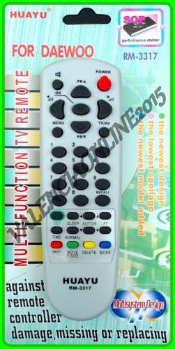 Control Remoto Tv Daewoo Convencional Universal Nuevo.!!!