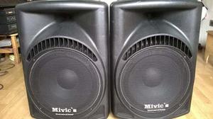 Monitores Amplificados Mivic´s As-215p 600w 2 Way 15 Pg