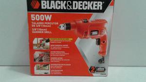 Taladro Black & Decker 3/8 500w + Juego De Mechas De Regalo