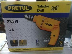 Taladro Pretul 3/8 Potencia 380w Usó Casero.