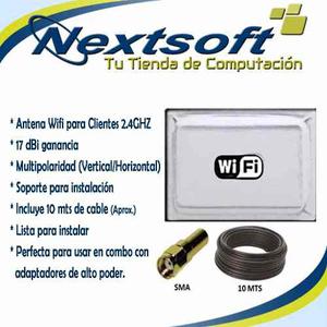 Antena Cliente 2.4ghz 17dbi Wifi Nextsoft