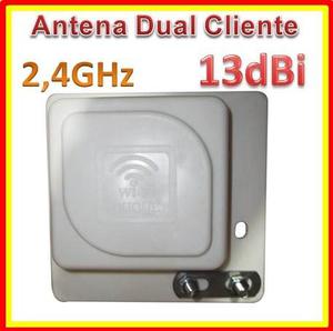 Antena Cliente Wifi Duque 13dbi Diseño Profesional Con