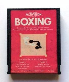 Cartucho De Juego (activision). Boxeo-atari 2600 (1980).