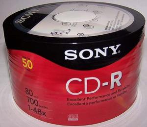 Cd Virgen Sony Orignal. 700mb. Pack 10unid