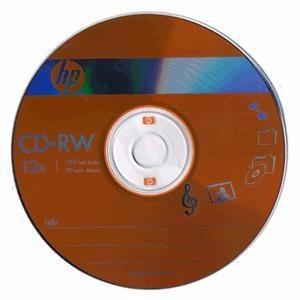 Cd-rw Hp Regrabable 12x/ 700mb/ 80min Music Individuales C/s