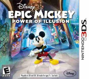 Disney Epic Mickey Power Of Illusion Nintendo 3ds En