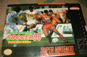 Juego De Super Nintendo Soccer96 Snes Nuevo