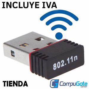 Mini Wifi Usb Tarjeta Antena Pendrive 150mbps Tienda Fisica