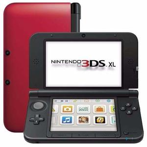 Nintendo 3ds Xl Rojo + 3 Juegos Originales + Estuche