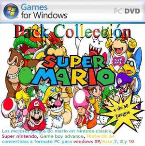 Pack Colección Super Mario Para Pc, Envio Gratis.+ De 30
