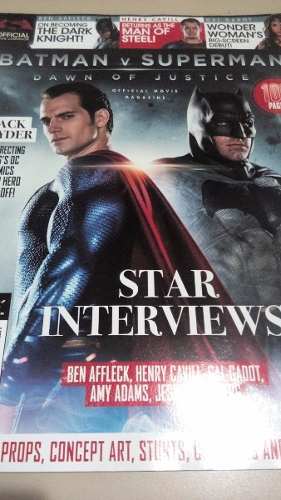 Revista Oficial Batman V Superman Nueva, Importada