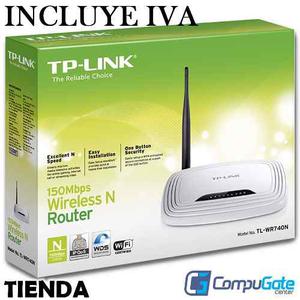 Router Inalambrico Tp-link 150 Mbps 1 Antena Tl-wr740n Nuevo