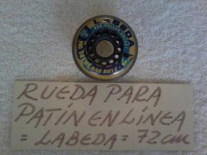 Rueda =labeda= 72mm =patin En Linea= Bad Boyz =original=