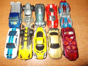 10 Carritos Hot Wheels Originales Como Nuevos