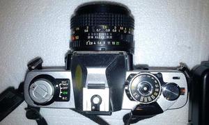 Camara Minolta Xg-1 Lente De 50mm, Zoom 300, Y Flash