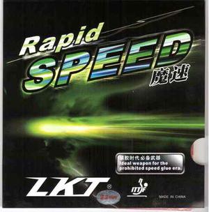 Goma Tenis De Mesa Lkt Rapid Speed Negra 2.15mm