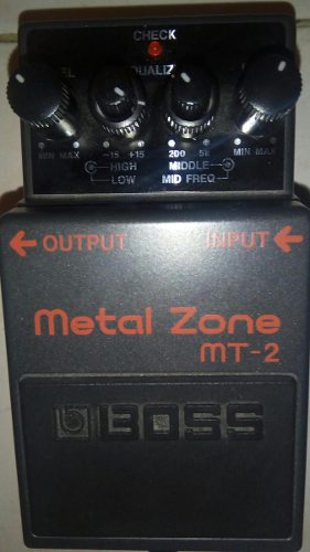 Metal Zone Mt2 Boss Como Nuevo