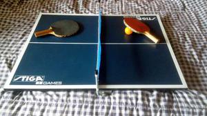 Mini Mesa De Ping Pong Stiga Profesional Full Equipo