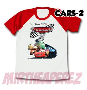 Cars Franela Camisa Personalizada