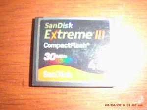 Compactflash Sandisk Extreme Iii 4gb