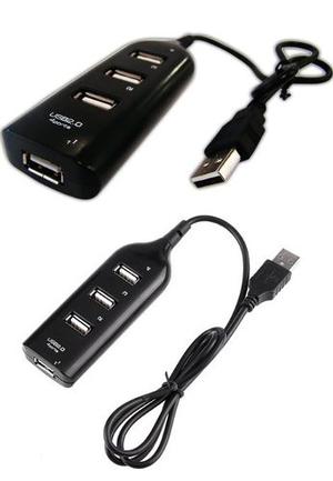 Conector Multiplicador Hub 4 Puertos Usb Pc Laptop