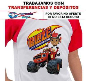 Franelas Blaze Monster Blaze Monster Machines