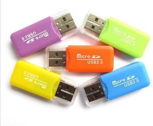 Lector De Memoria Adaptador Usb Tipo Pendrive Micro Sd