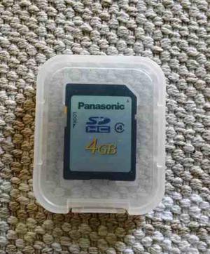 Memoria 4gb Sdhc Clase 4 Panasonic