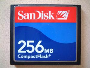 Memoria Compact Flash 256 Mb