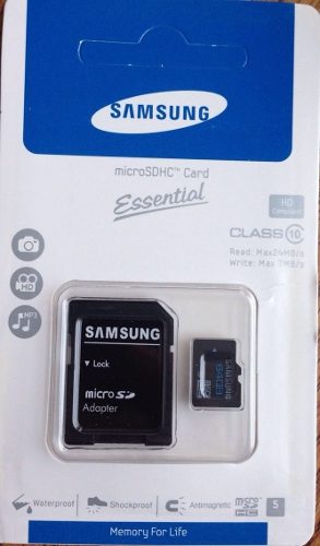 Memoria Micro Sd Samsung Nueva De 64gb Con Adaptador Sd.