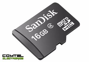 Memoria Sandisk Micro Sd 16gb + 1 Adp Clase 4 Sdhc