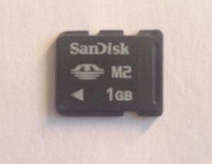 Memoria Stick M2 De 1 Gb, Marca Sandisk.