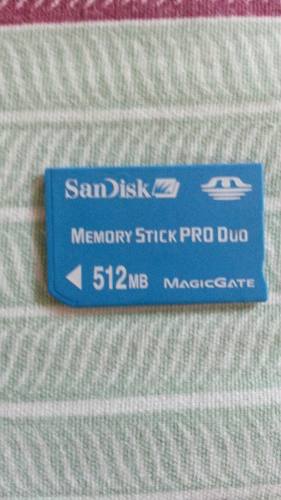 Memoria Stick Pro Duo 512mb.