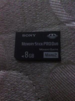 Memoria Stick Pro Duo Sony 8gb
