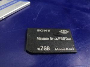 Memory Stick Pro Duo 2gb Y Adaptador Sony