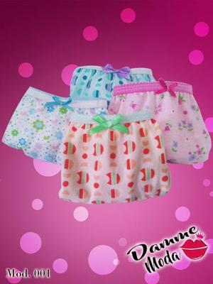 Pantaletas Para Niñas Elaboradas En Algodón