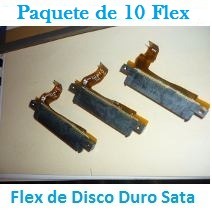 Paquete De 10 Flex Sata Para Disco Duro De Mini Laptop