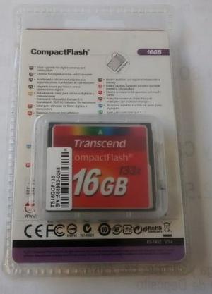 Tarjeta Compact Flash 16 Gb 133x