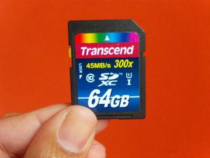 Tarjeta De Memoria Transcend Sdxc 64gb/ Clase x